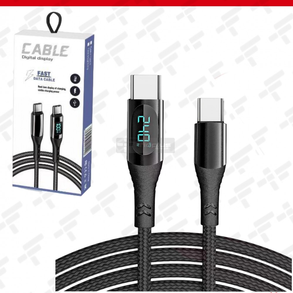 FIOPLUS K-20 100W C TO C GÖSTERGELİ KABLO / FIOPLUS K-20 100W C TO C INDICATOR CABLE FIOPLUS K-20 100W C TO C GÖSTERGELİ KABLO / FIOPLUS K-20 100W C TO C INDICATOR CABLE