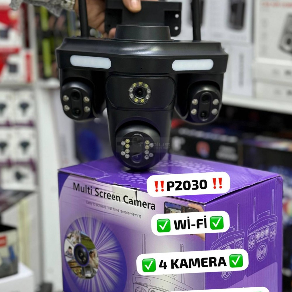 P2030 – Çift Lensli Güvenlik Kamerası, Hareket Sensörlü, WiFi Bağlantılı P2030 – Çift Lensli Güvenlik Kamerası, Hareket Sensörlü, WiFi Bağlantılı