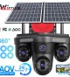 P2035 4 Kameralı Güneş Enerjili Güvenlik Kamerası | Çift Panel, SIM Kartlı, Wi-Fi, Alarm, Konuşma Destekli P2035 4 Kameralı Güneş Enerjili Güvenlik Kamerası | Çift Panel, SIM Kartlı, Wi-Fi, Alarm, Konuşma Destekli