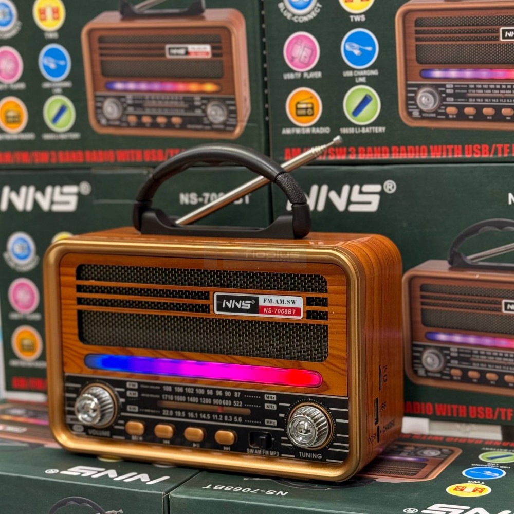 Fioplus NNS 7068 Toptan Nostaljik Bluetooth Hoparlör – Kablosuz, Taşınabilir, Şarjlı, Retro Tasarım, Yüksek Ses Kalitesi Fioplus NNS 7068 Toptan Nostaljik Bluetooth Hoparlör – Kablosuz, Taşınabilir, Şarjlı, Retro Tasarım, Yüksek Ses Kalitesi