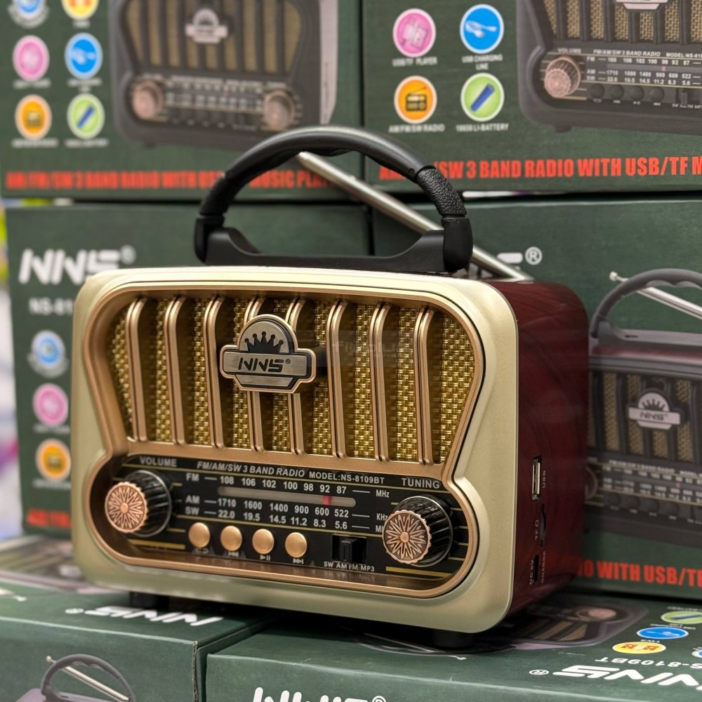 Fioplus NNS 8109 Toptan Nostaljik Bluetooth Hoparlör – Kablosuz, Taşınabilir, Şarjlı, Retro Tasarım, Yüksek Ses Kalitesi Fioplus NNS 8109 Toptan Nostaljik Bluetooth Hoparlör – Kablosuz, Taşınabilir, Şarjlı, Retro Tasarım, Yüksek Ses Kalitesi