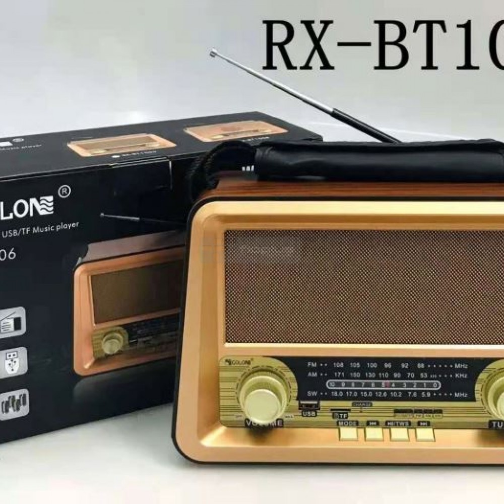 Golob BT1006 Nostaljik Bluetooth Hoparlör – Kablosuz, Taşınabilir, Şarjlı, Retro Tasarım, Yüksek Ses Kalitesi Golob BT1006 Nostaljik Bluetooth Hoparlör – Kablosuz, Taşınabilir, Şarjlı, Retro Tasarım, Yüksek Ses Kalitesi
