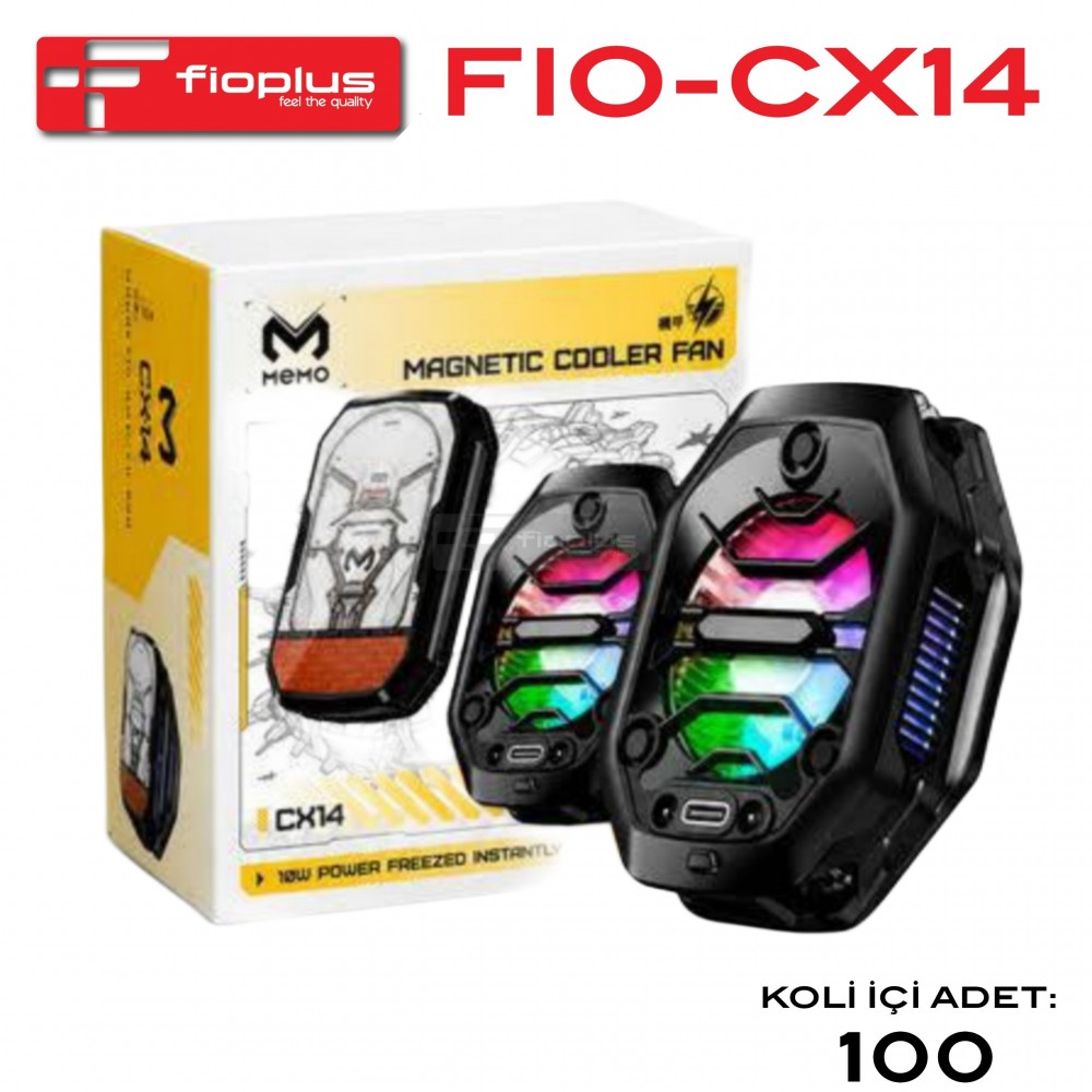 Fioplus FIO-CX14 MEMO 18W Mıknatıslı RGB Işıklı Mecha Tasarım Mobil Oyun Telefon Soğutucu Fan (MagSafe Uyumlu Semiconductor Cooler) Fioplus FIO-CX14 MEMO 18W Mıknatıslı RGB Işıklı Mecha Tasarım Mobil Oyun Telefon Soğutucu Fan (MagSafe Uyumlu Semiconductor Cooler)