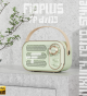 مكبر صوت بلوتوث فاخر من Fioplus FP-DW13 بتصميم كلاسيكي