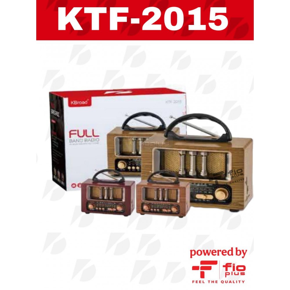 Ktf-2015 Nostalji Radyo Ve Bluetooth Hoparlör