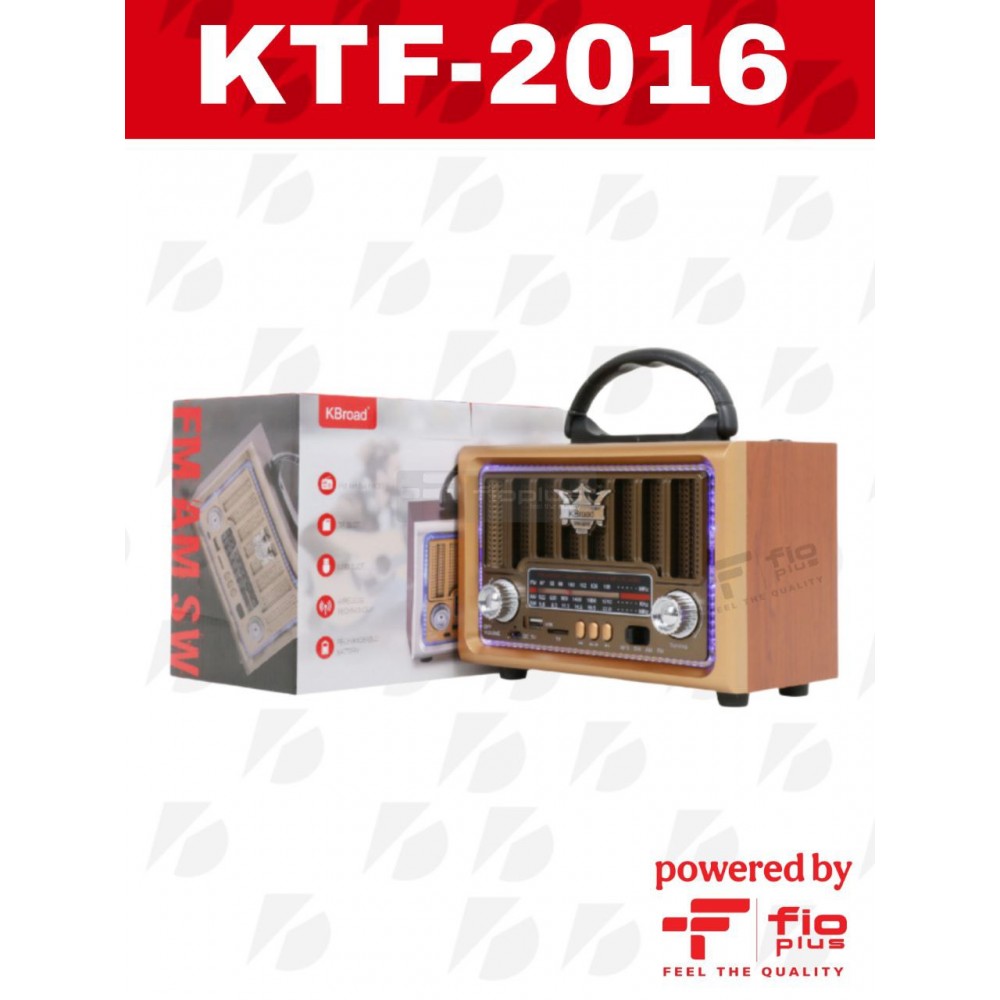 Ktf-2016 Nostalji Radyo Ve Bluetooth Hoparlör
