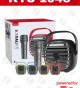 Sumbat KTS-1943 Mini Taşınabilir Karaoke Mikrofonlu Bluetooth Kablosuz Hoparlör Radyo Sumbat KTS-1943 Mini Taşınabilir Karaoke Mikrofonlu Bluetooth Kablosuz Hoparlör Radyo