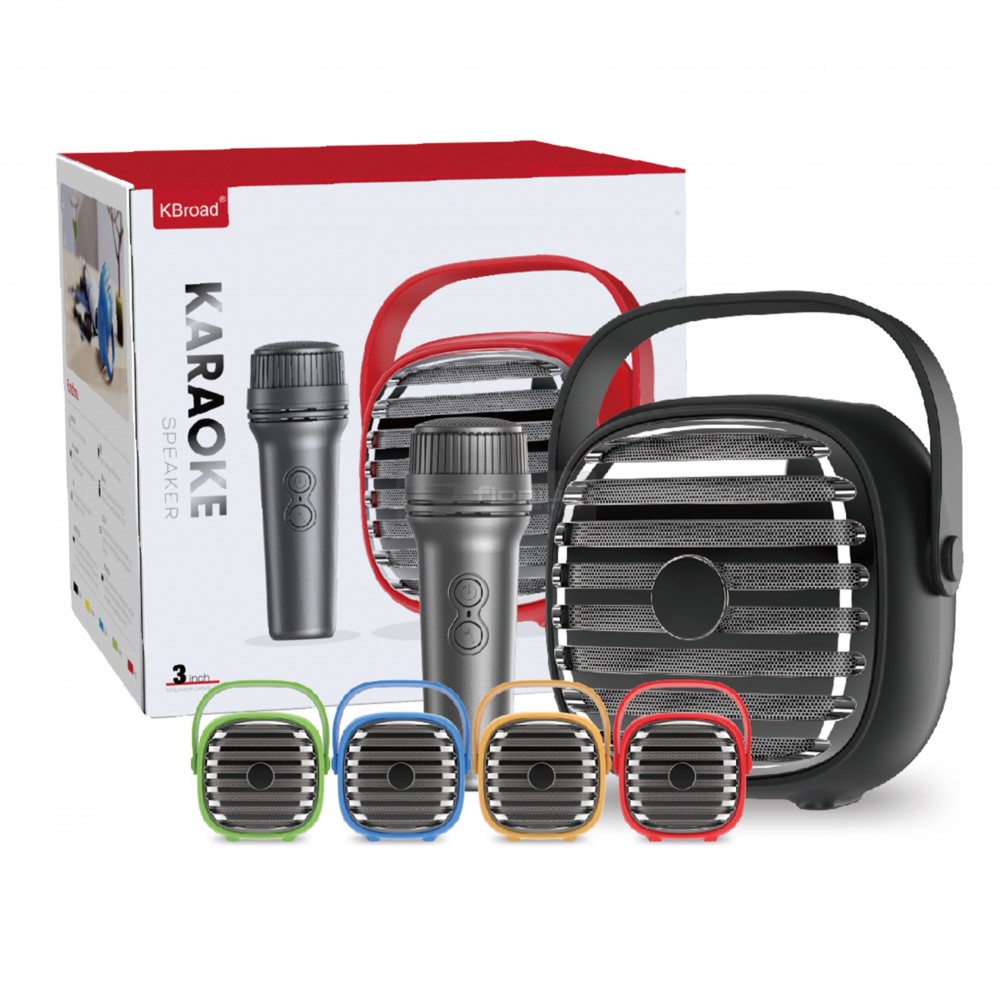 Sumbat KTS-1943 Mini Taşınabilir Karaoke Mikrofonlu Bluetooth Kablosuz Hoparlör Radyo Sumbat KTS-1943 Mini Taşınabilir Karaoke Mikrofonlu Bluetooth Kablosuz Hoparlör Radyo