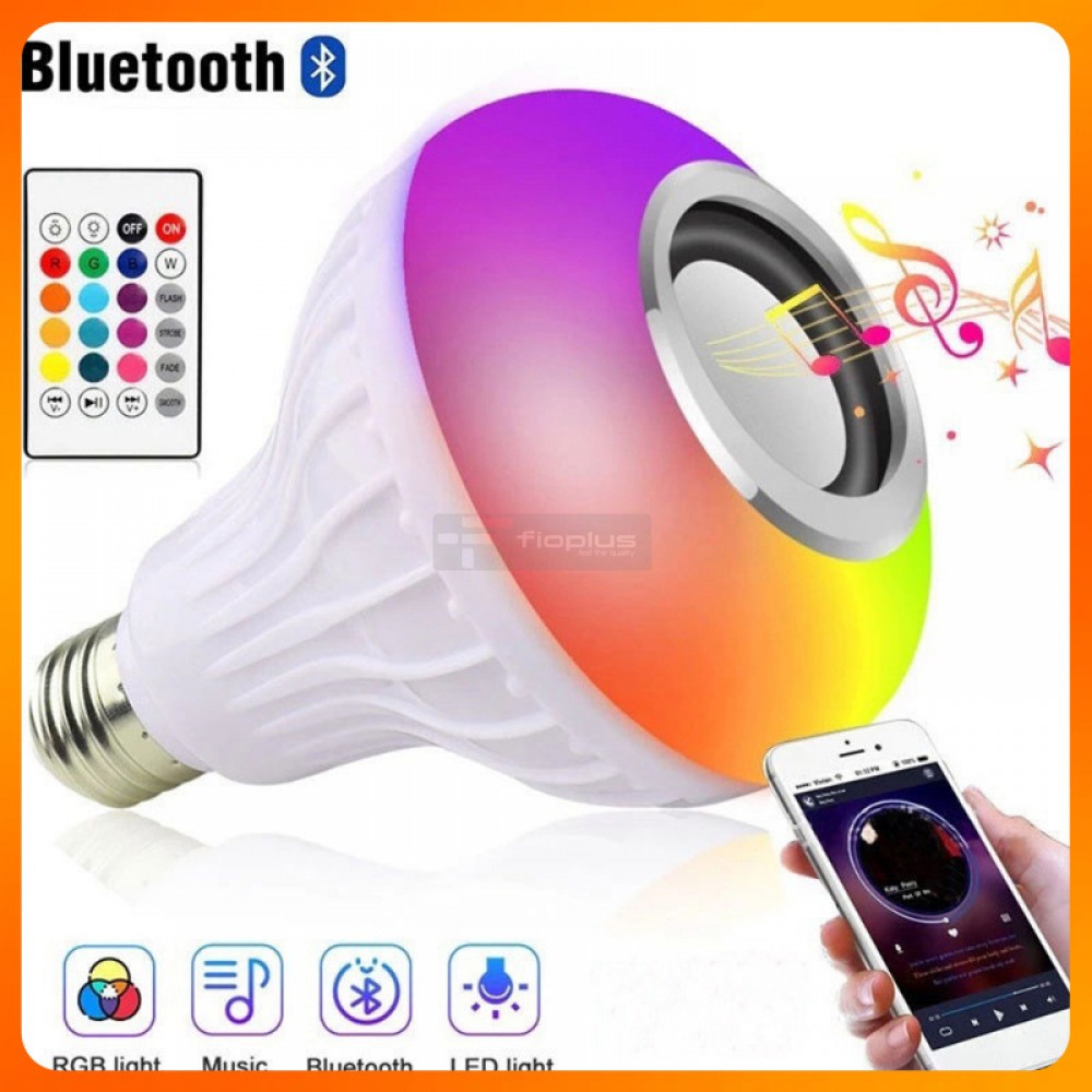 FIOPLUS RGB HOPARLÖR AMPUL KUMANDA KONTROL / LED Light Bulb, Indoor Color Changing Wireless Bluetooth Speaker Floodlights with Remote, 10W, Multicolor + Soft White FIOPLUS RGB HOPARLÖR AMPUL KUMANDA KONTROL / LED Light Bulb, Indoor Color Changing Wireless Bluetooth Speaker Floodlights with Remote, 10W, Multicolor + Soft White
