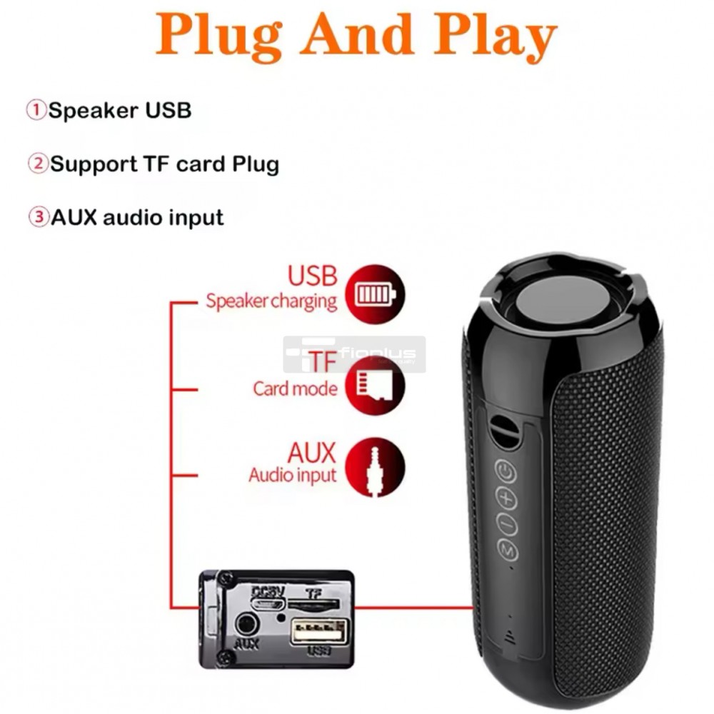 TG117 taşınabilir Hifi kablosuz hoparlör su geçirmez altavoz oth-uyumlu hoparlörler TG227 Subwoofer hoparlör FM radyo Aux TG117 taşınabilir Hifi kablosuz hoparlör su geçirmez altavoz oth-uyumlu hoparlörler TG227 Subwoofer hoparlör FM radyo Aux