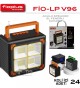 FIOPLUS FP‑V96 Güneş Paneli ve LED Speaker Fioplus FP‑V96 solar fm radyo led powerbank hoparlör