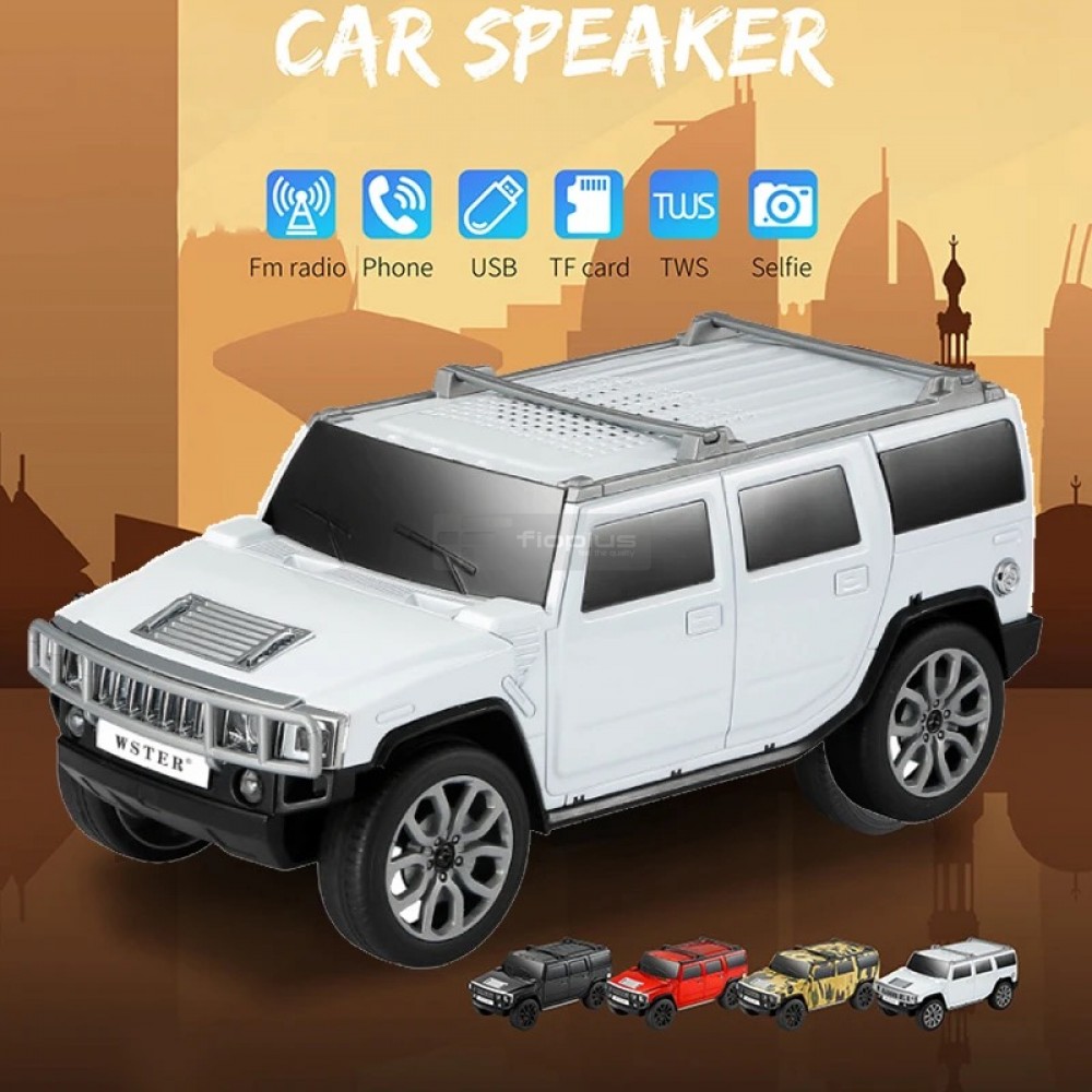 Ws-590 Hummer Oto Tasarımlı Bluetooth Hoparlör Sd Kart Usb Fm Radyolu Kablosuz Speaker Ws-590 Hummer Oto Tasarımlı Bluetooth Hoparlör Sd Kart Usb Fm Radyolu Kablosuz Speaker