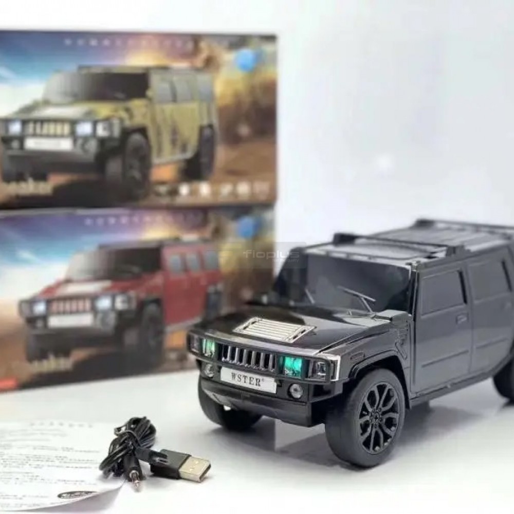 Ws-590 Hummer Oto Tasarımlı Bluetooth Hoparlör Sd Kart Usb Fm Radyolu Kablosuz Speaker Ws-590 Hummer Oto Tasarımlı Bluetooth Hoparlör Sd Kart Usb Fm Radyolu Kablosuz Speaker