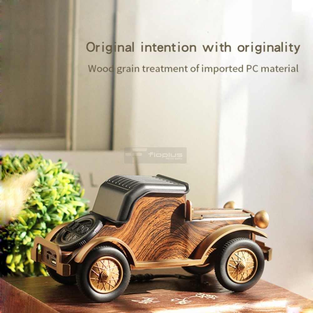 A9 Retro ahşap tahıl klasik araba şekli kablosuz hoparlörler Subwoofer radyo taşınabilir mobil telefon standı Mini hoparlör A9 Retro ahşap tahıl klasik araba şekli kablosuz hoparlörler Subwoofer radyo taşınabilir mobil telefon standı Mini hoparlör