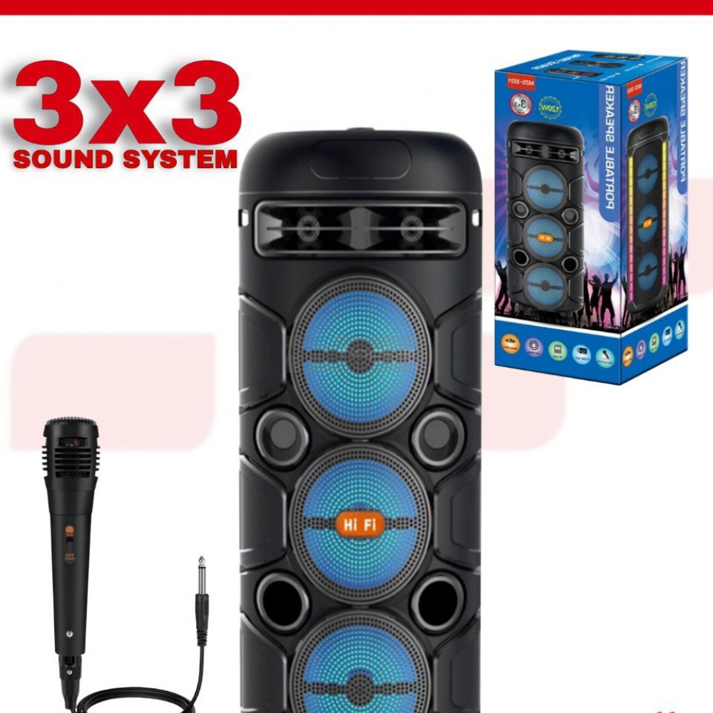 Fioplus Fp-Mzs3331 3x3 İnç Mikrofonlu Speaker Fioplus Fp-Mzs3331 3x3 İnç Mikrofonlu Speaker