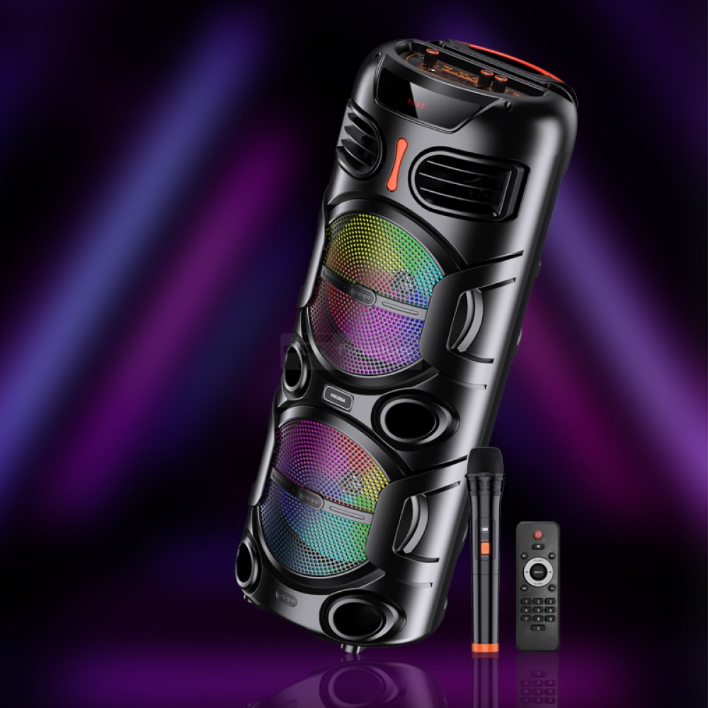 Kakusiga KK8203 Kablosuz Mikrofonlu 8*2 İnch 40w Party Boy Speaker Kakusiga KK8203 Kablosuz Mikrofonlu 8*2 İnch 40w Party Boy Speaker