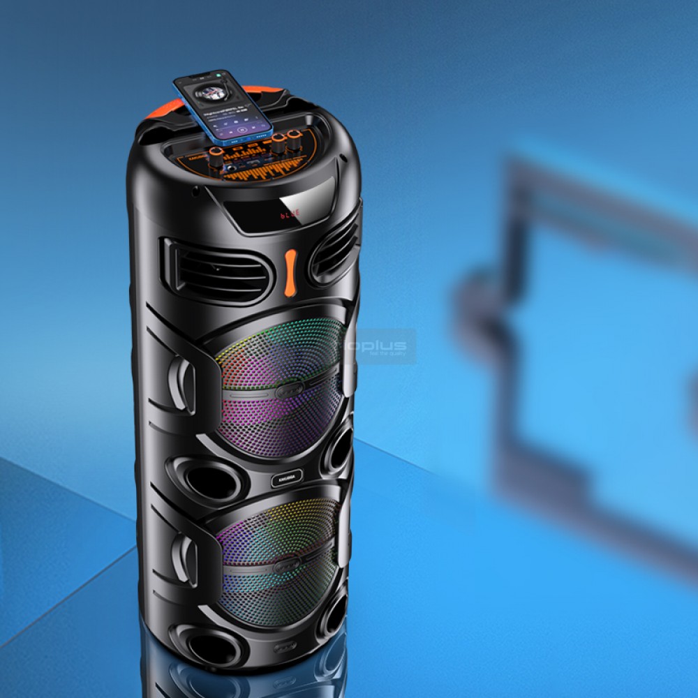 Kakusiga KK8203 Kablosuz Mikrofonlu 8*2 İnch 40w Party Boy Speaker Kakusiga KK8203 Kablosuz Mikrofonlu 8*2 İnch 40w Party Boy Speaker
