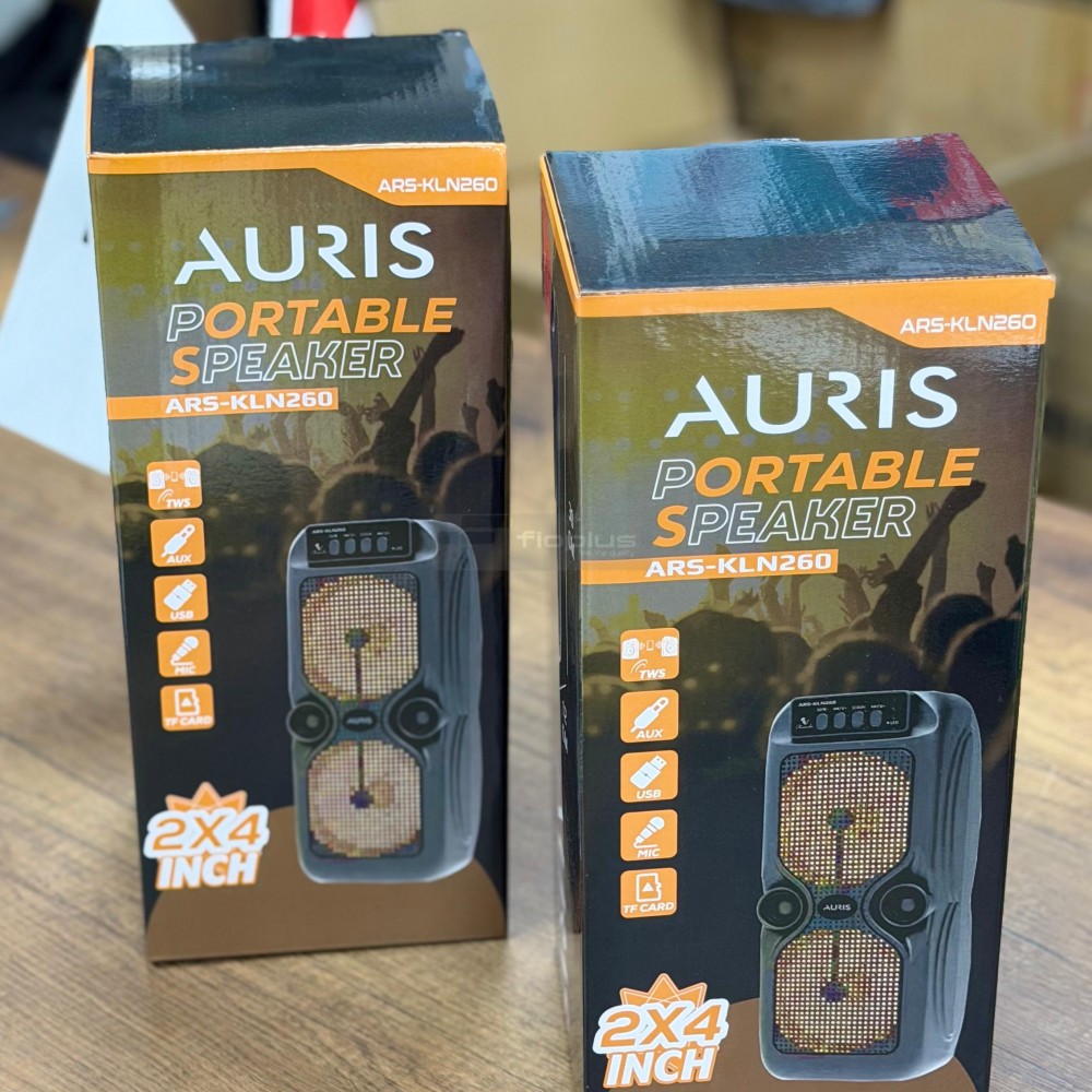 Fioplus ARS KLN260 Entegre Taşıma Kollu Bluetooth Hoparlör Fioplus ARS KLN260 2x4 İnç Çift Sürücülü TWS Özellikli Taşınabilir Hoparlör