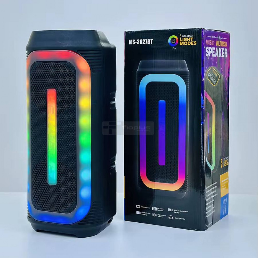 مكبر صوت Fioplus FP-MS3627BT ثنائي 4X2 بوصة RGB مع 5 أوضاع إضاءة مكبر صوت Fioplus FP-MS3627BT ثنائي 4X2 بوصة RGB مع 5 أوضاع إضاءة