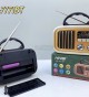Fioplus FIO NS7771BT AM FM SW 3 Bant Radyolu Entegre El Fenerli Retro Taşınabilir Hoparlör