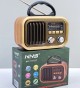 Fioplus FIO NS7771BT AM FM SW 3 Bant Radyolu Entegre El Fenerli Retro Taşınabilir Hoparlör