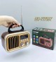 Fioplus FIO NS7771BT AM FM SW 3 Bant Radyolu Entegre El Fenerli Retro Taşınabilir Hoparlör