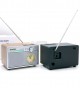 Fioplus Fio NS882BT Saatli Nostaljik Retro Ahşap Bluetooth Radyo