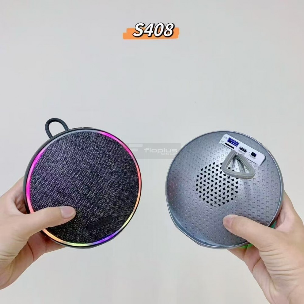 Fioplus FIO S408 Küre Tasarımlı RGB LED Işıklı Taşınabilir Bluetooth Hoparlör