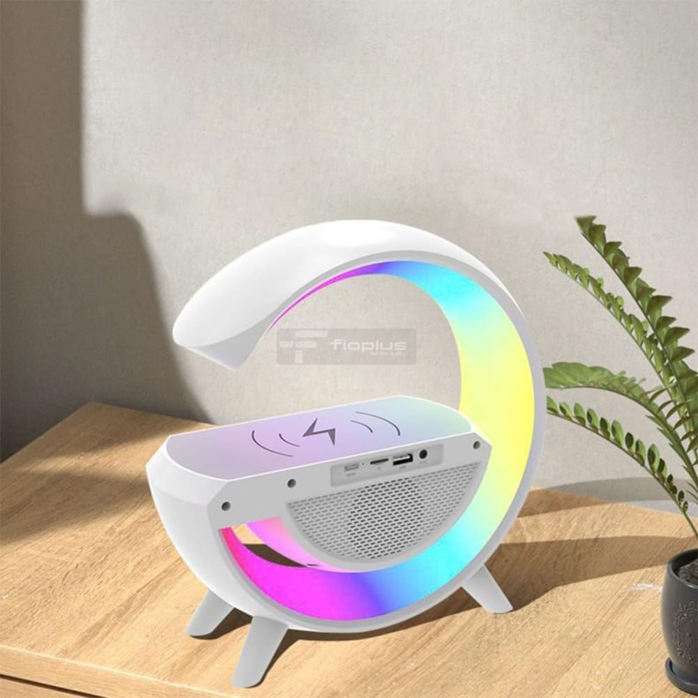 G Bluetooth Hoparlör 15w Kablosuz Hızlı Şarj Alarm Çalar Saat Gece Lambası Led Işık G Bluetooth Hoparlör 15w Kablosuz Hızlı Şarj Alarm Çalar Saat Gece Lambası Led Işık