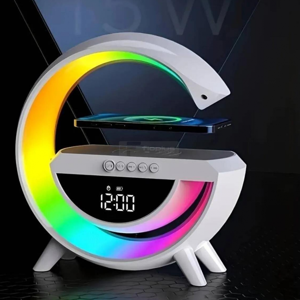 G Bluetooth Hoparlör 15w Kablosuz Hızlı Şarj Alarm Çalar Saat Gece Lambası Led Işık G Bluetooth Hoparlör 15w Kablosuz Hızlı Şarj Alarm Çalar Saat Gece Lambası Led Işık
