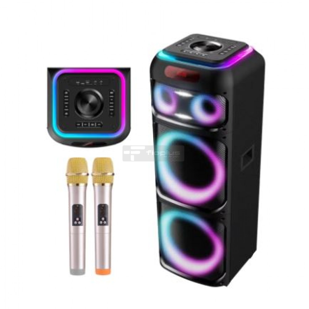 BK-1222 WGY-1222 Taşınabilir Karaoke Makinesi Büyük Hoparlör Parti Dj Sepeti Müzik Çalar Bluetooth Hoparlör Çok fonksiyonlu