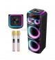 BK-1222 WGY-1222 Taşınabilir Karaoke Makinesi Büyük Hoparlör Parti Dj Sepeti Müzik Çalar Bluetooth Hoparlör Çok fonksiyonlu