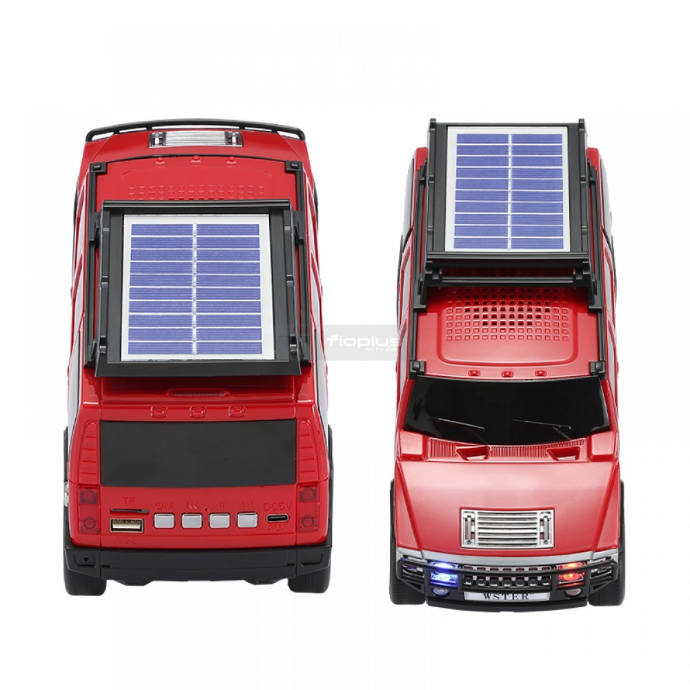 Fioplus FIO WS696 Hummer Tasarımlı Solar Panel Şarjlı Bluetooth Hoparlör